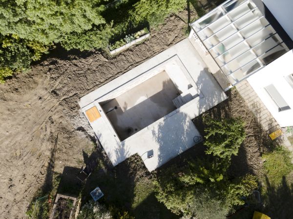 Pool Area Grading in Foley