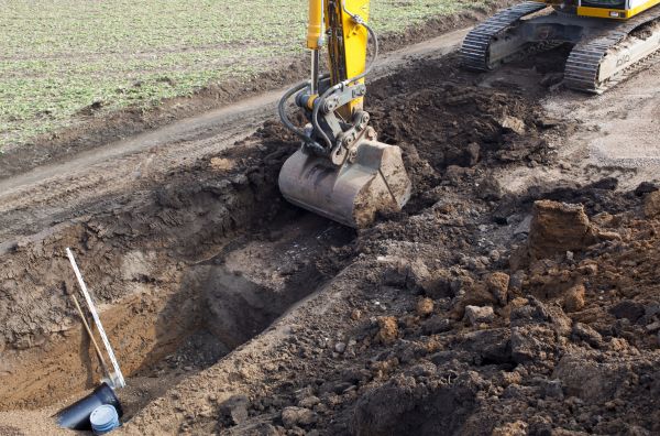 Backhoe Trenching in Foley